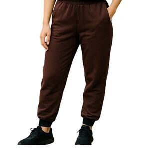 WeWoreWhat Slim Jogger XS Brown Black Colorblock NWT Athleisure Lounge Chic